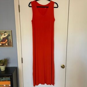 Amazon Essentials Vibrant Red Maxi Dress